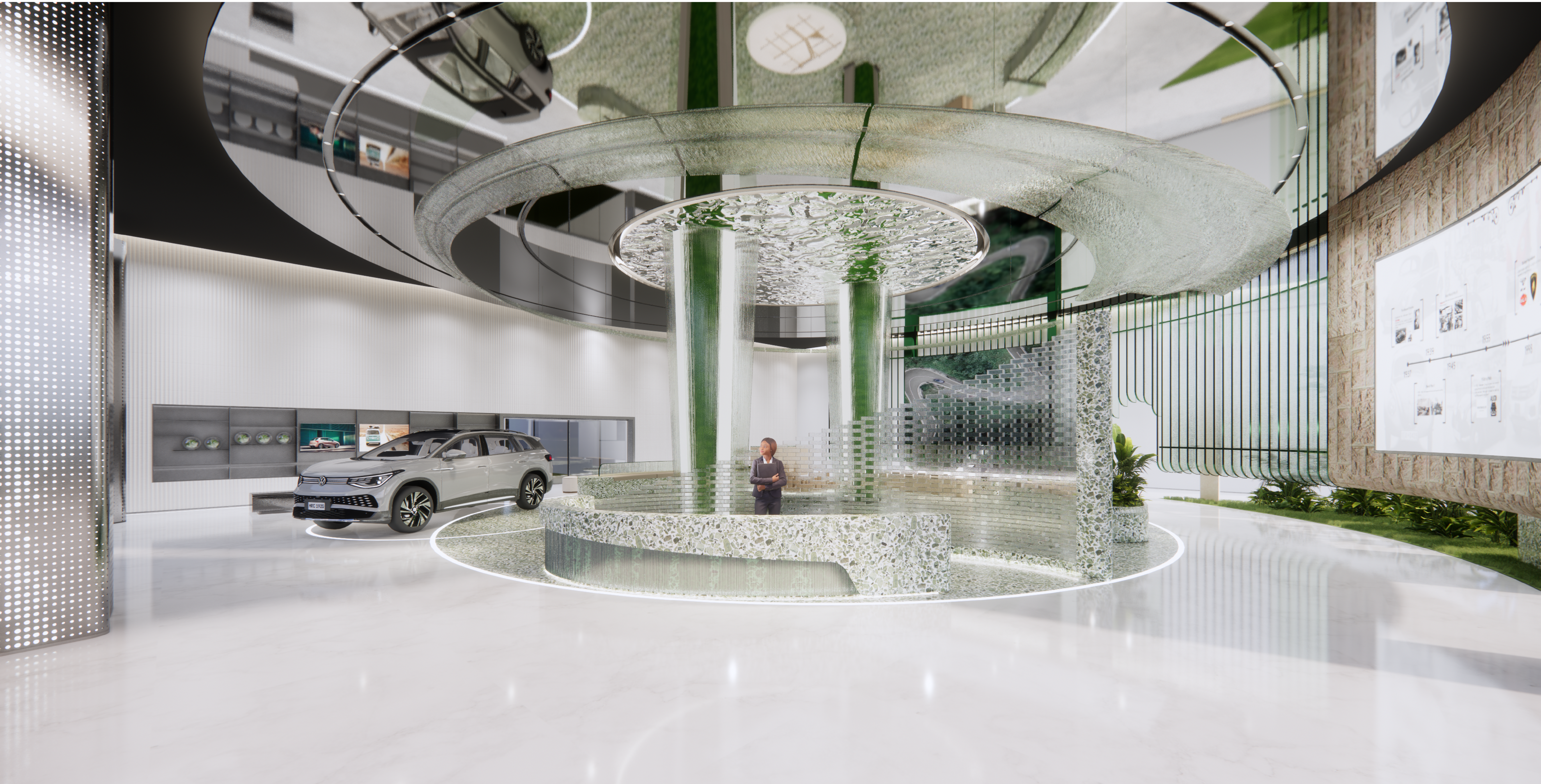 Volkswagen TC showroom & Dinning Building